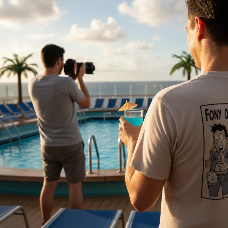 Why Cruise Photographers Are the Most Persistent People Alive - Funny Cruise Shirts