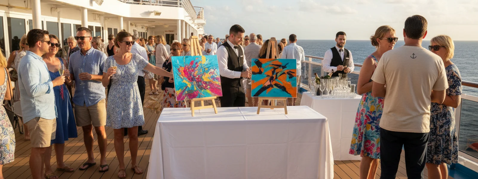 Cruise Ship Art Auctions: Who's Actually Buying? - Funny Cruise Shirts