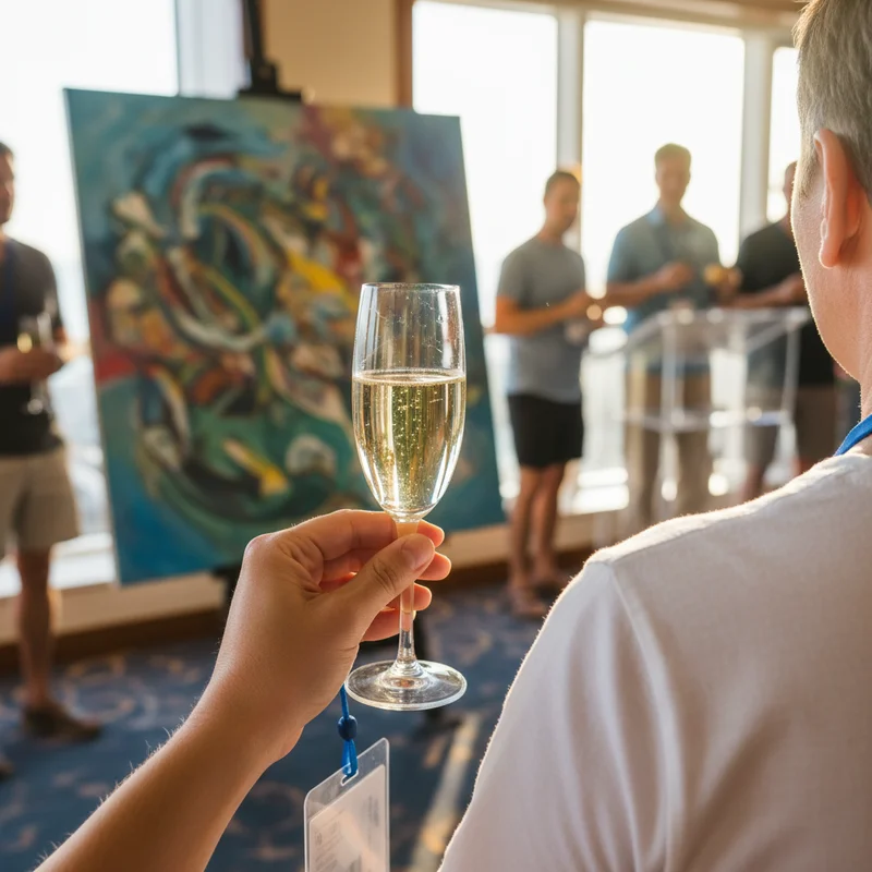 Cruise Ship Art Auctions: Who's Actually Buying? - Funny Cruise Shirts
