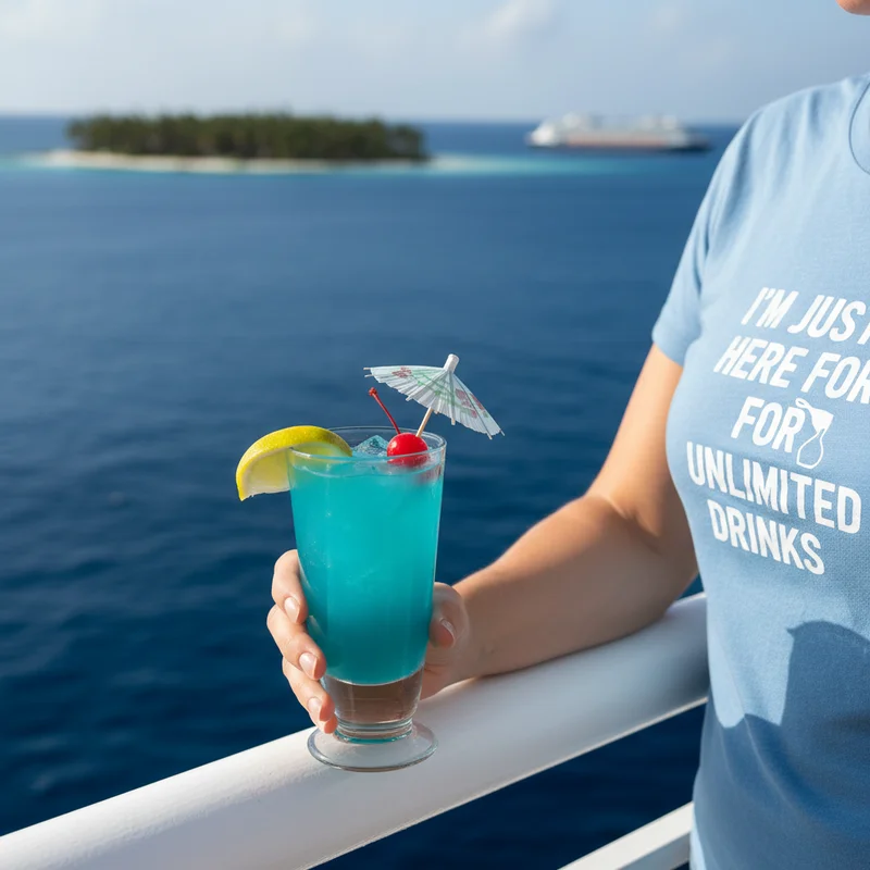 How Many Drinks Does It Take to Make the Drink Package Worth It? - Funny Cruise Shirts