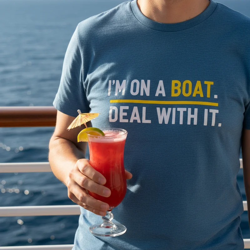 Our Favorite Cruise Jokes (And the Shirts We Made From Them) - Funny Cruise Shirts