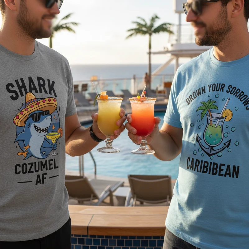 Guys Trip Cruise Gear: The Essentials (Plus the Shirt) - Funny Cruise Shirts