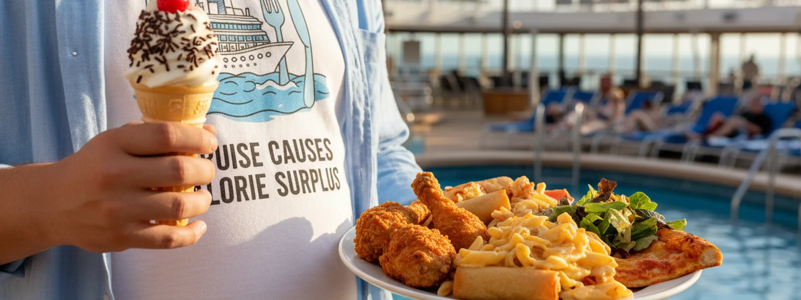 The Real Reason Everyone Gains Weight on a Cruise - Funny Cruise Shirts
