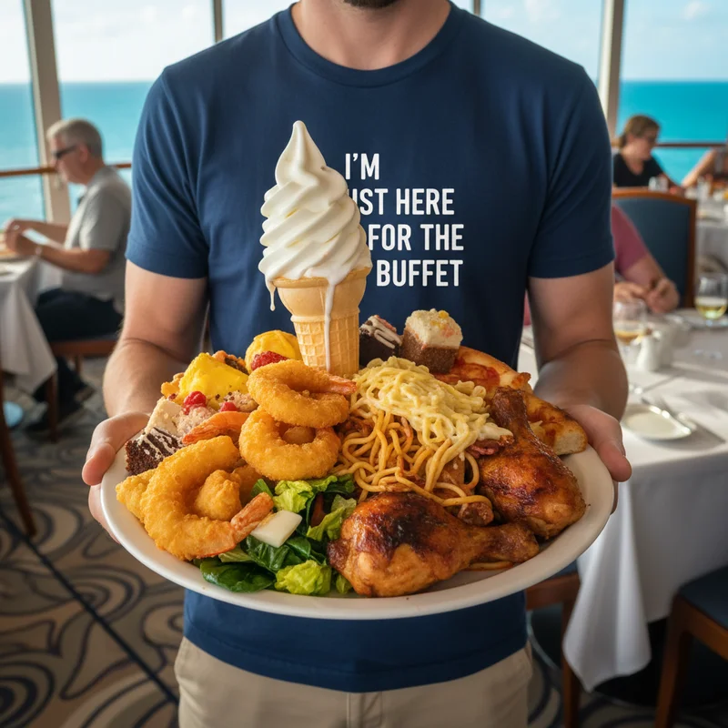 The Real Reason Everyone Gains Weight on a Cruise - Funny Cruise Shirts