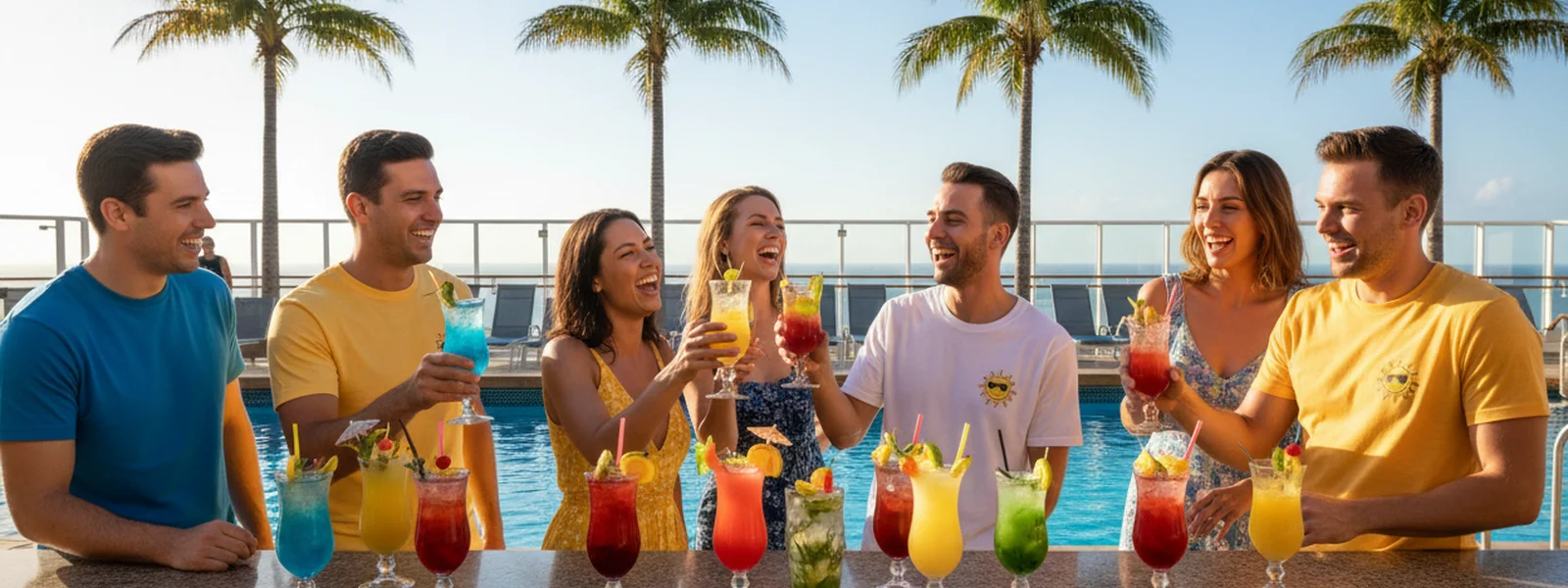The Unspoken Rules of the Cruise Pool Bar - Funny Cruise Shirts