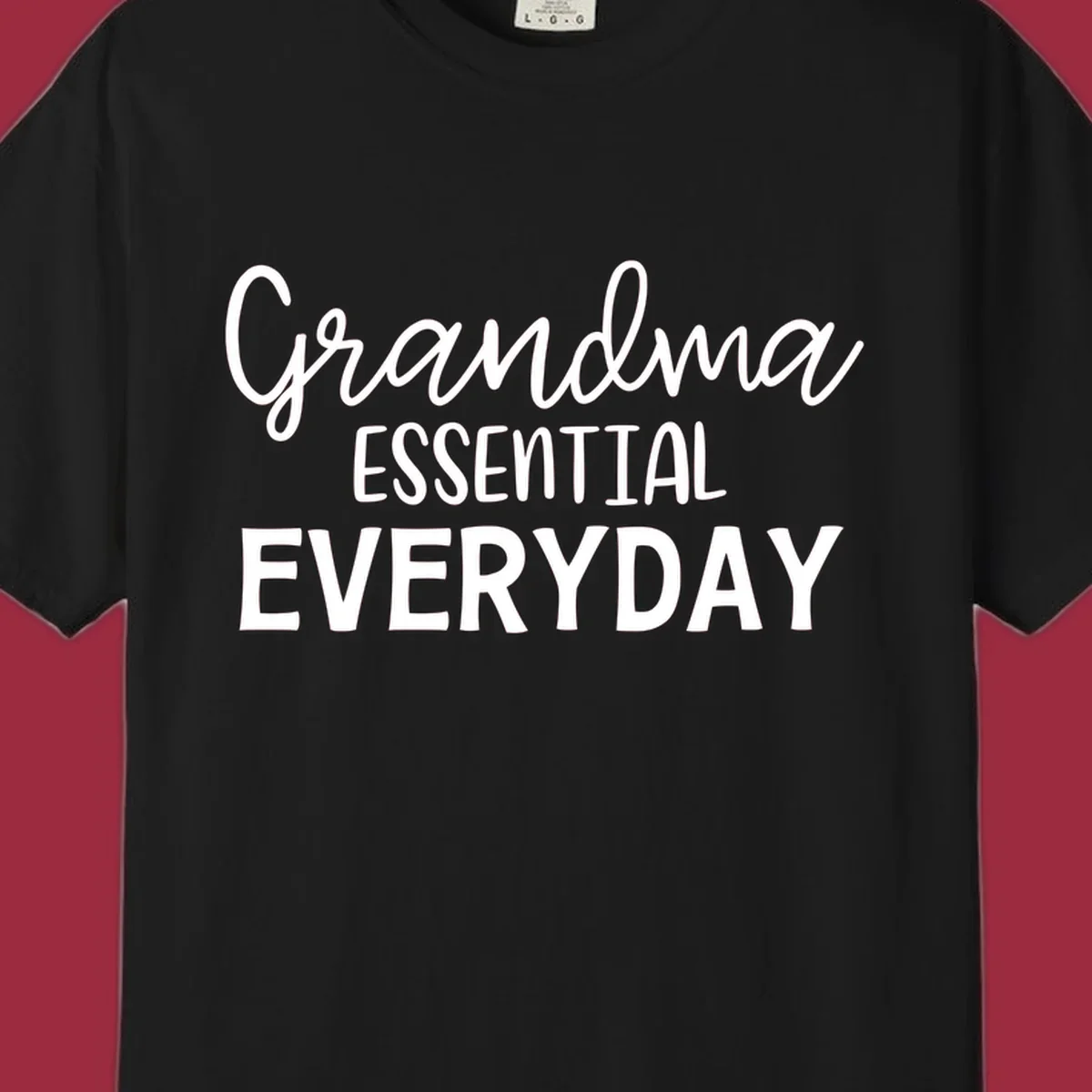 Grandma Essential Everyday typography design.