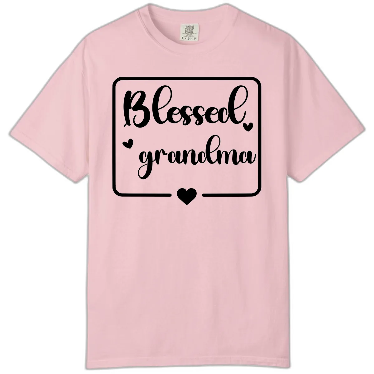 Blessed Grandma Script Design Comfort Color in Blossom