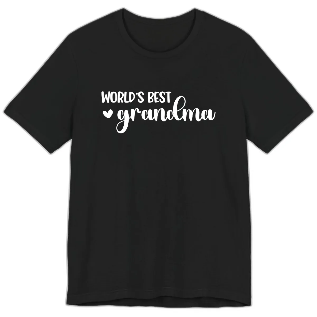 World's Best Grandma Typography Premium T-Shirt in Black