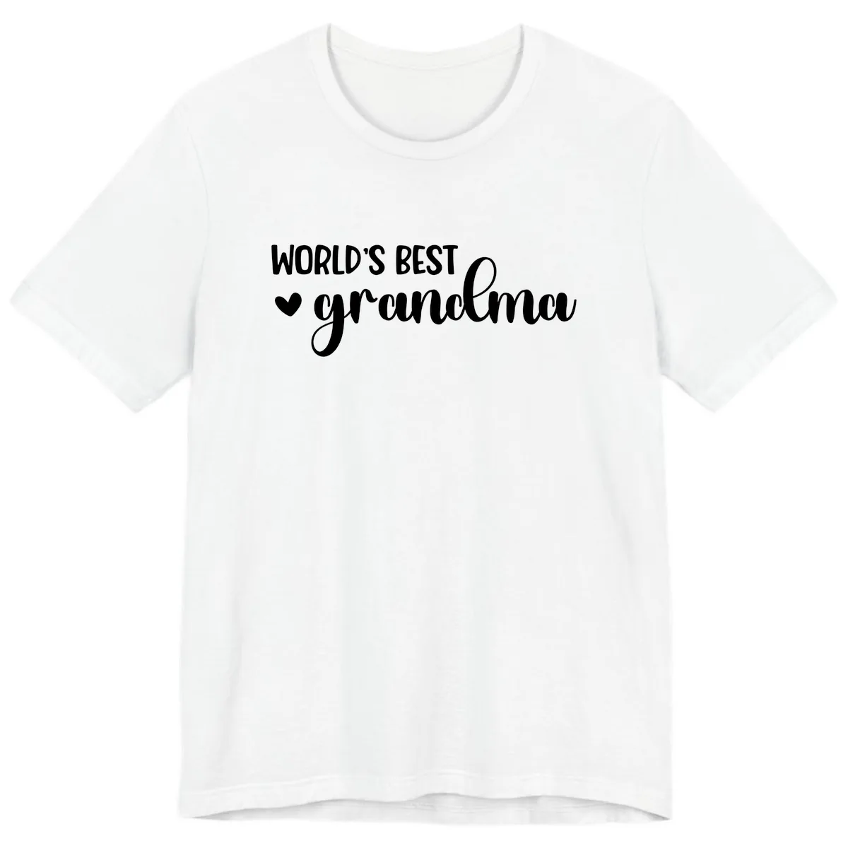 World's Best Grandma Typography Premium T-Shirt in White