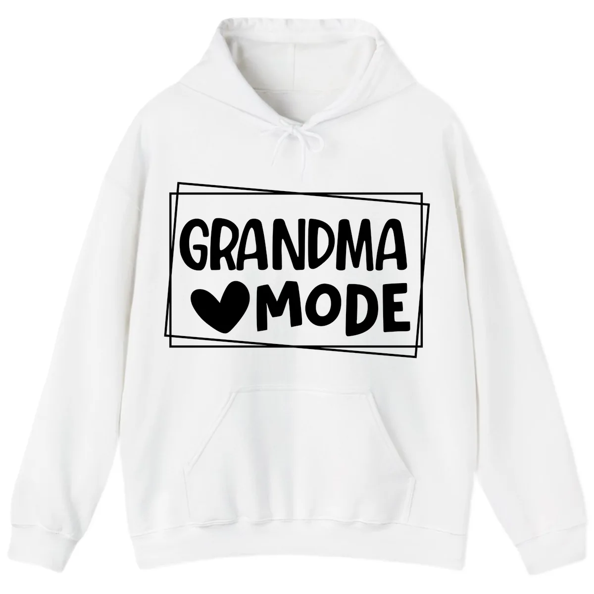 Grandma Mode Activated Shirt Hoodie in White