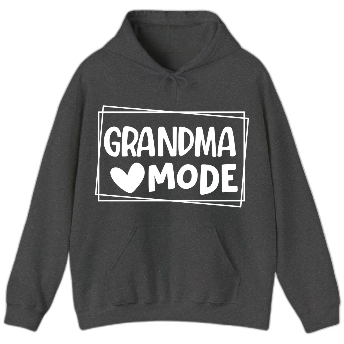 Grandma Mode Activated Shirt Hoodie in Dark Heather