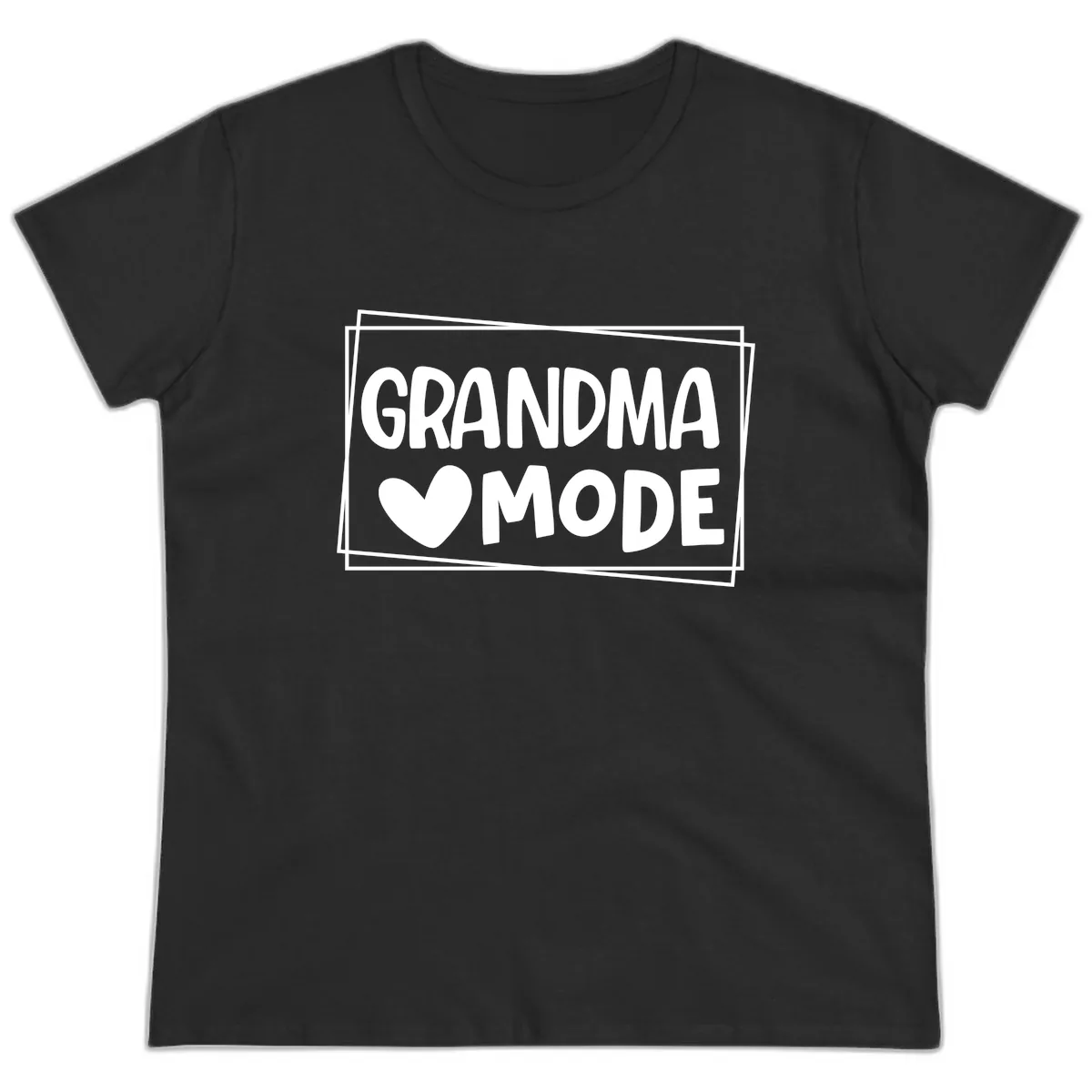 Grandma Mode Activated Shirt Ladies Tee in Black