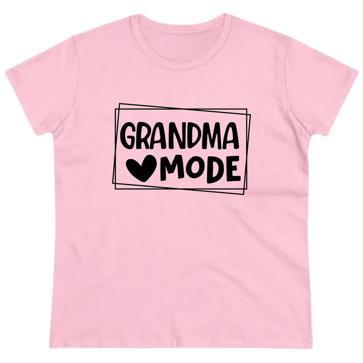Grandma Mode Activated Shirt Ladies Tee in Light Pink