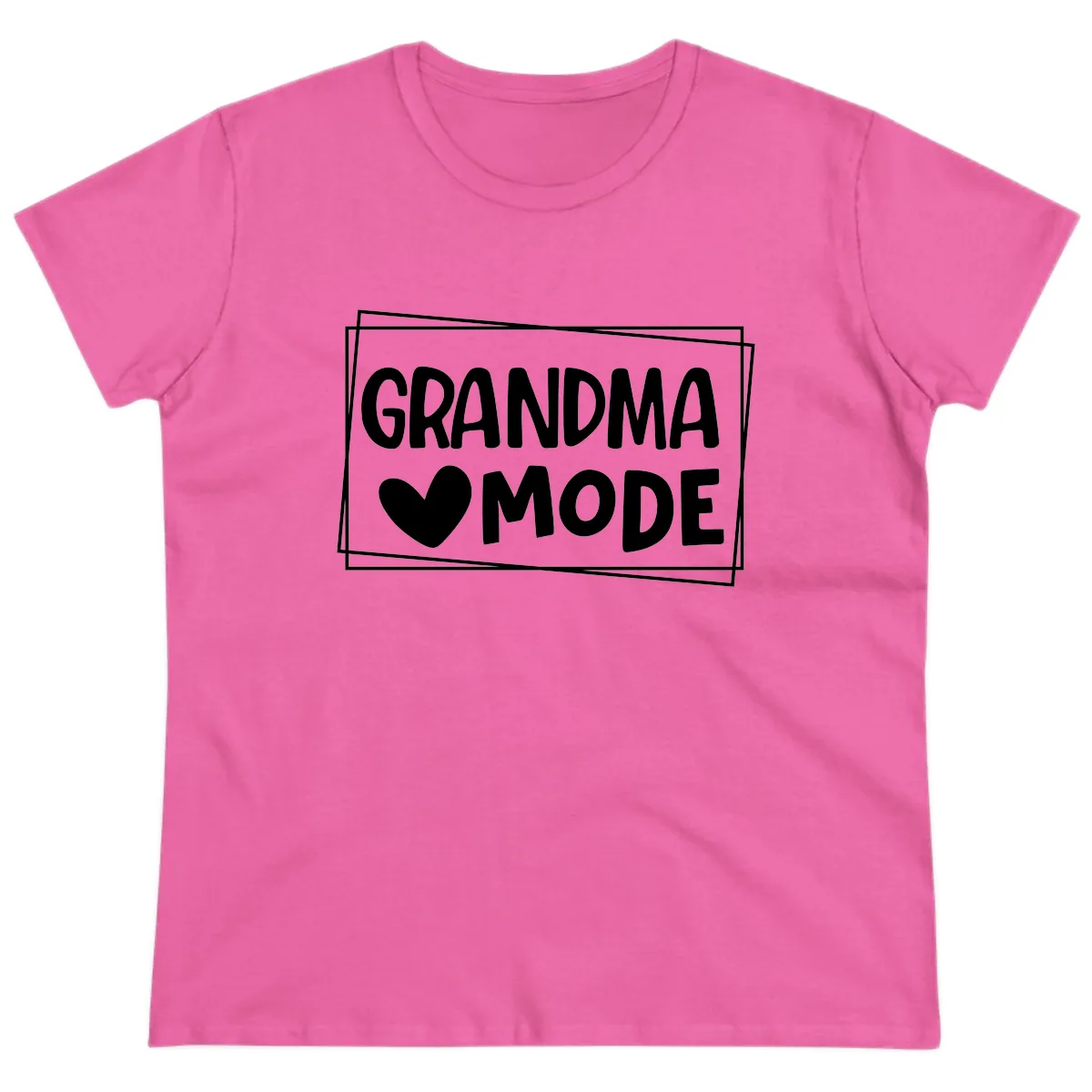 Grandma Mode Activated Shirt Ladies Tee in Azalea