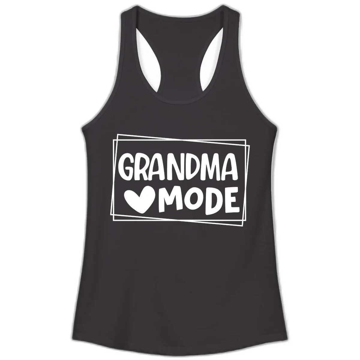 Grandma Mode Activated Shirt Ladies Tank in Black