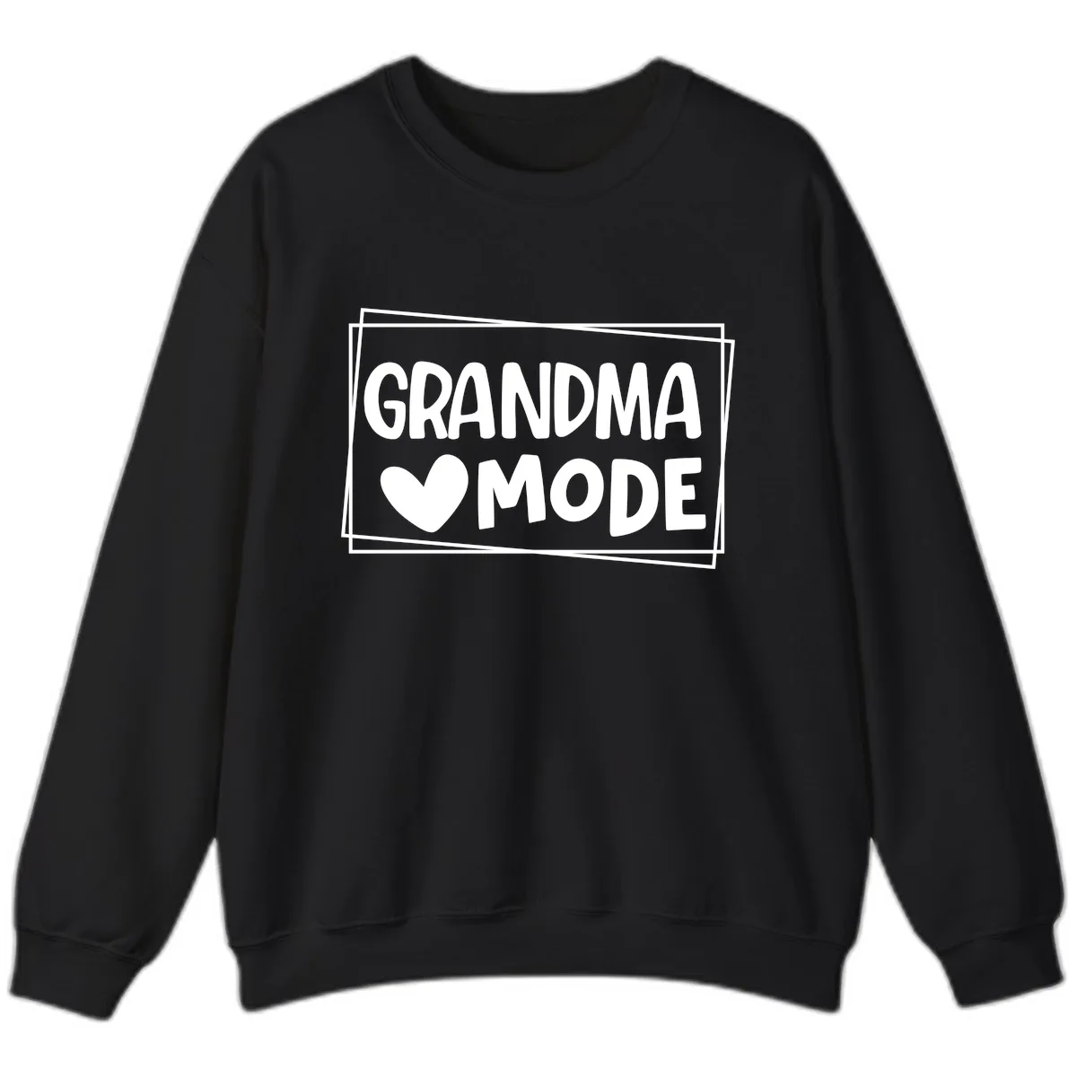 Grandma Mode Activated Shirt Sweatshirt in Black