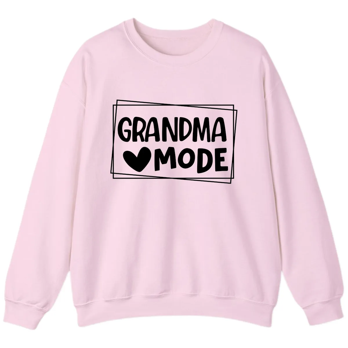 Grandma Mode Activated Shirt Sweatshirt in Light Pink