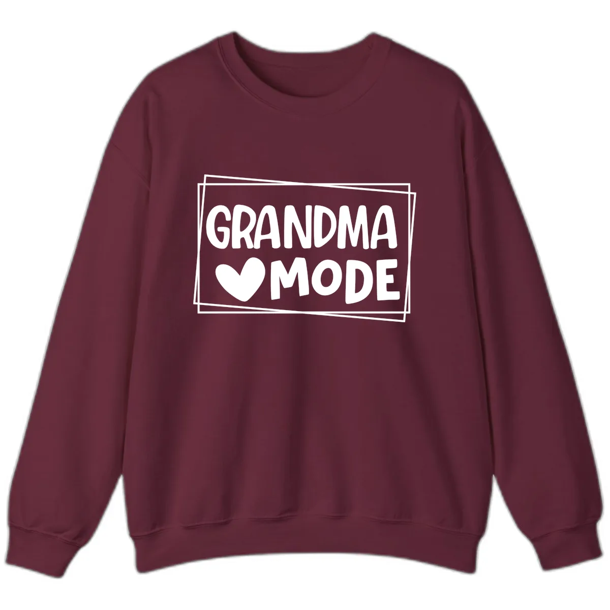 Grandma Mode Activated Shirt Sweatshirt in Maroon