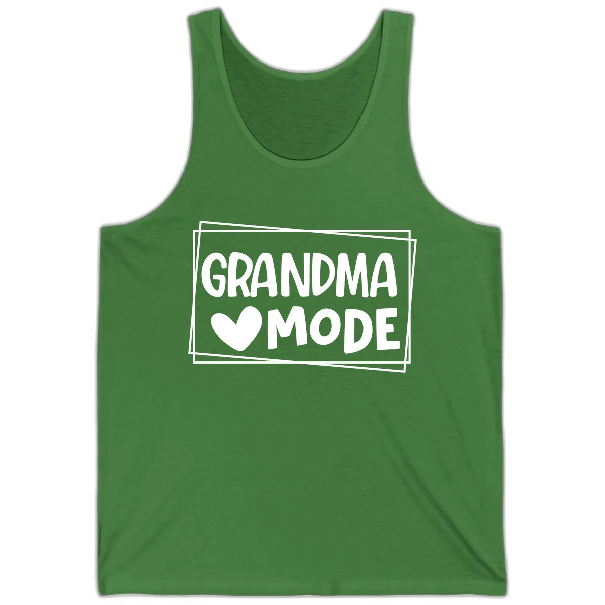 Grandma Mode Activated Shirt Tank in Leaf