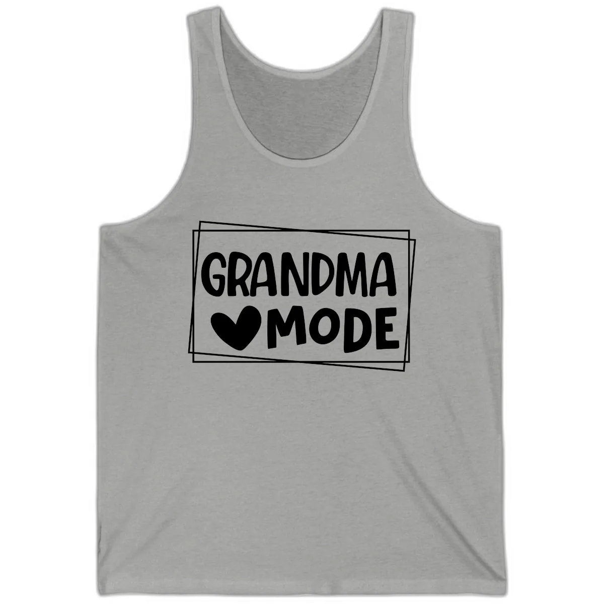 Grandma Mode Activated Shirt Tank in Athletic Heather
