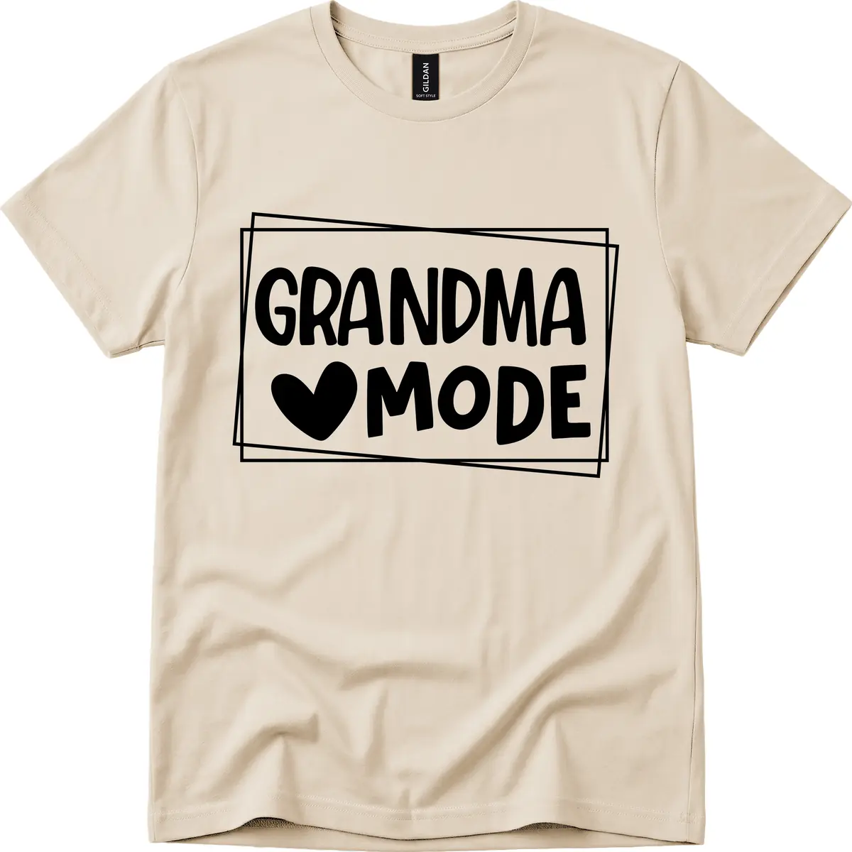 Grandma Mode Activated Shirt T-Shirt in Sand