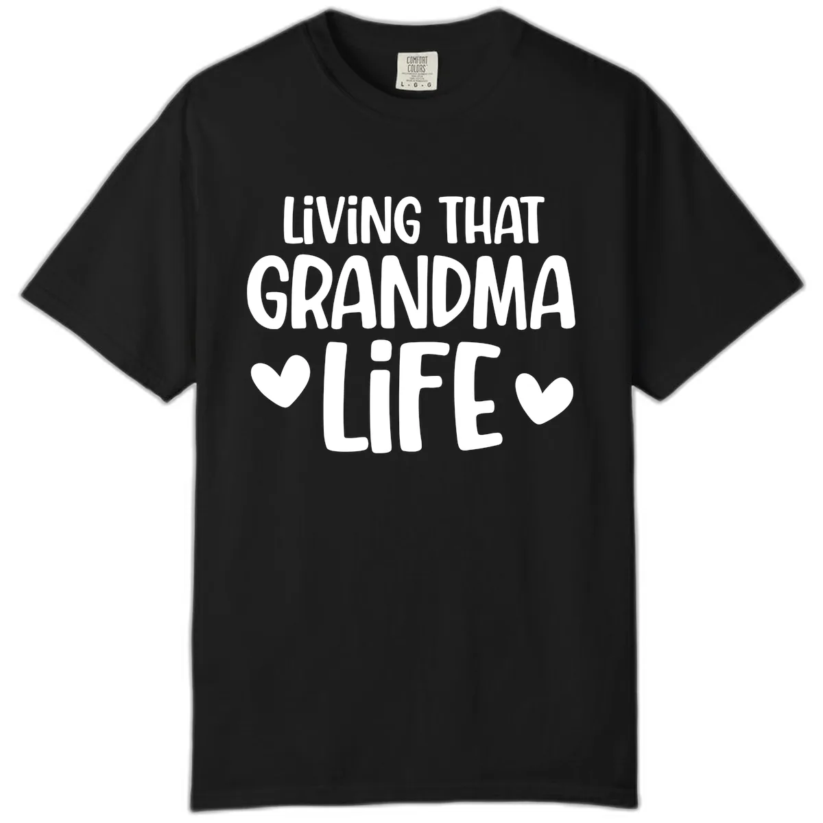 Living That Grandma Life Comfort Color in Black