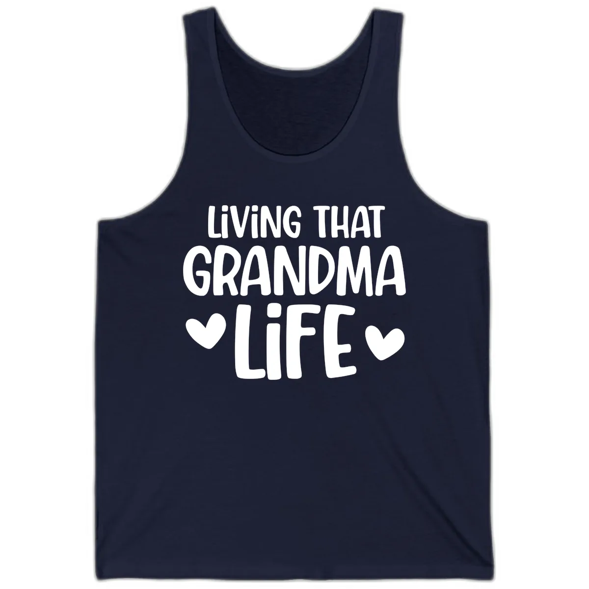 Living That Grandma Life Tank in Navy