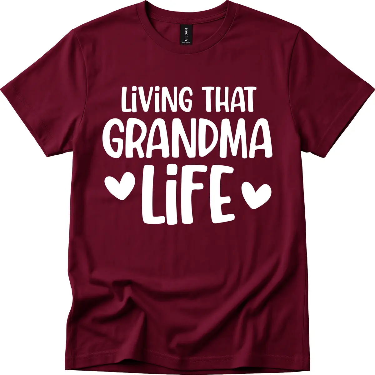 Living That Grandma Life T-Shirt in Maroon