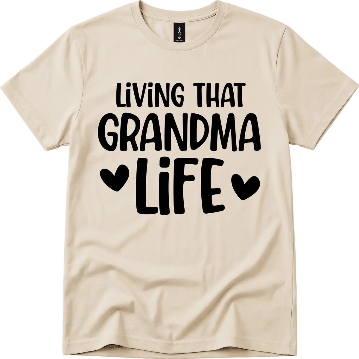 Living That Grandma Life T-Shirt in Sand
