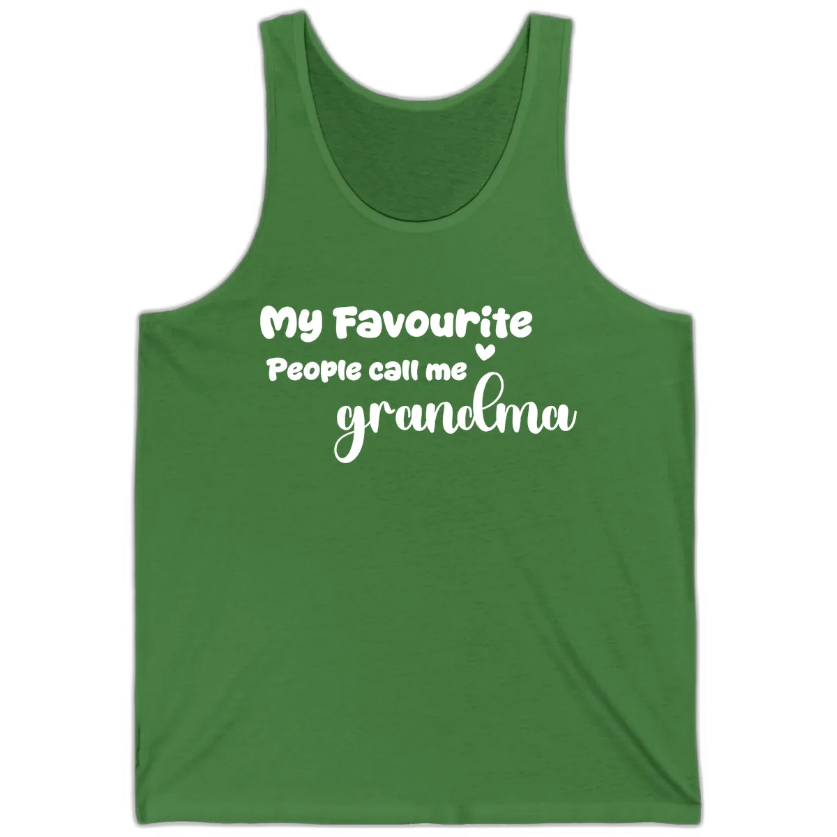 My Favourite People Call Me Grandma Tank in Leaf