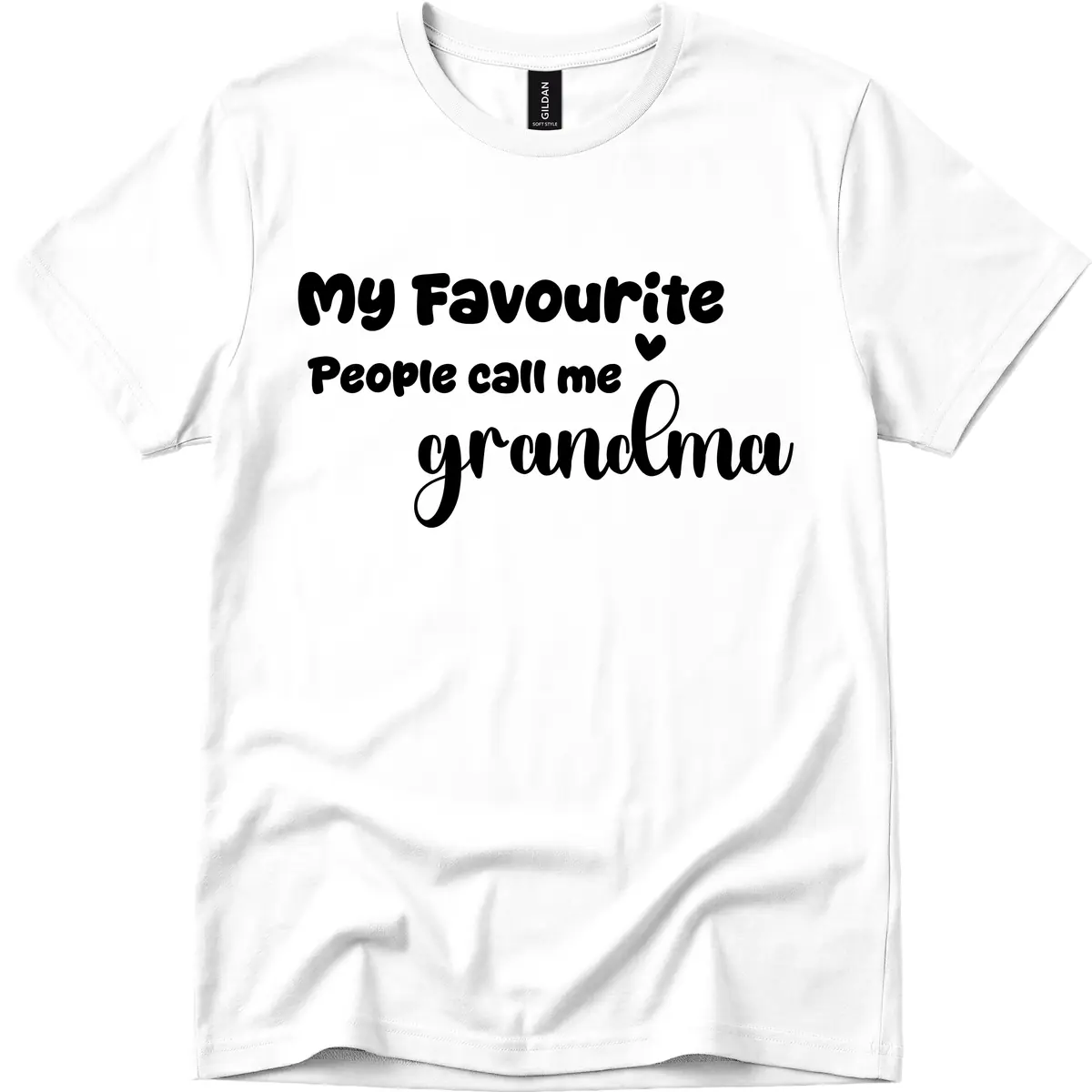 My Favourite People Call Me Grandma T-Shirt in White