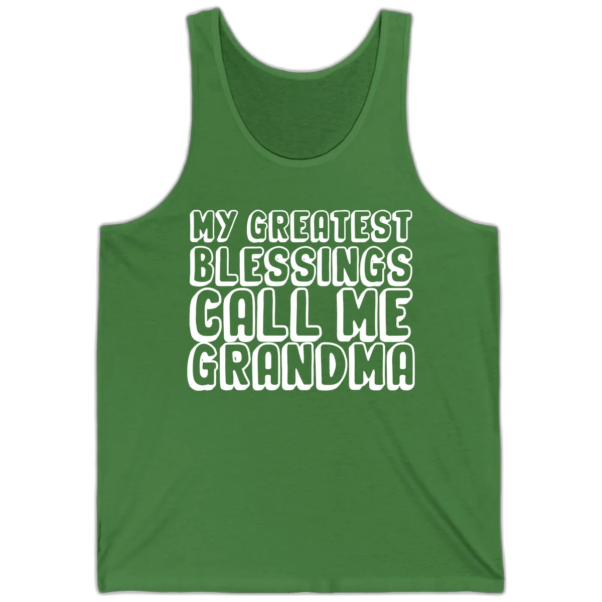My Greatest Blessings Call Me Grandma Tank in Leaf