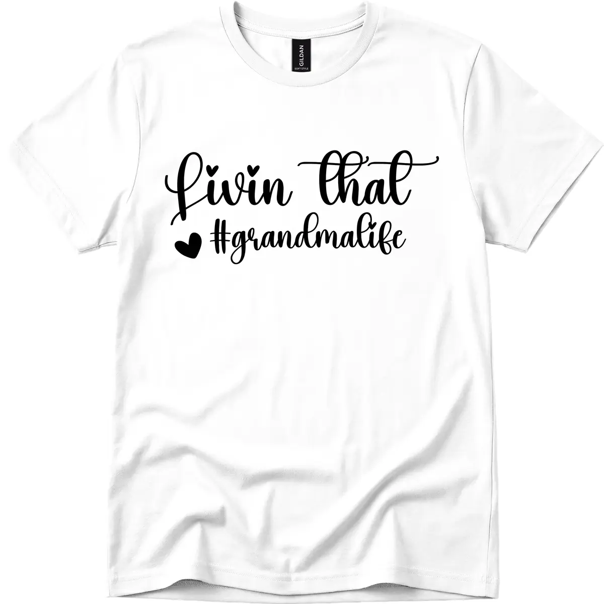 Livin That Grandma Life T-Shirt in White