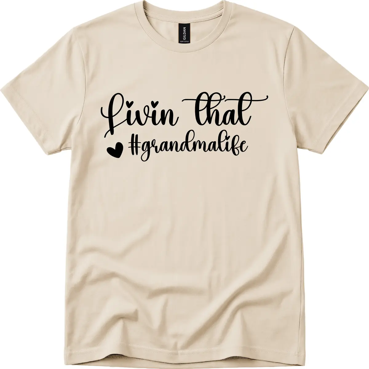 Livin That Grandma Life T-Shirt in Sand