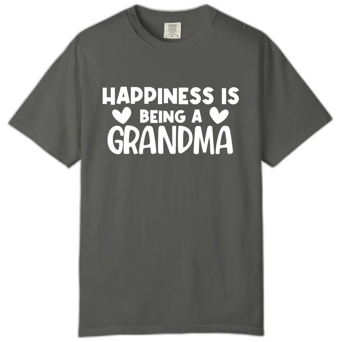 Happiness Is Being A Grandma Comfort Color in Pepper