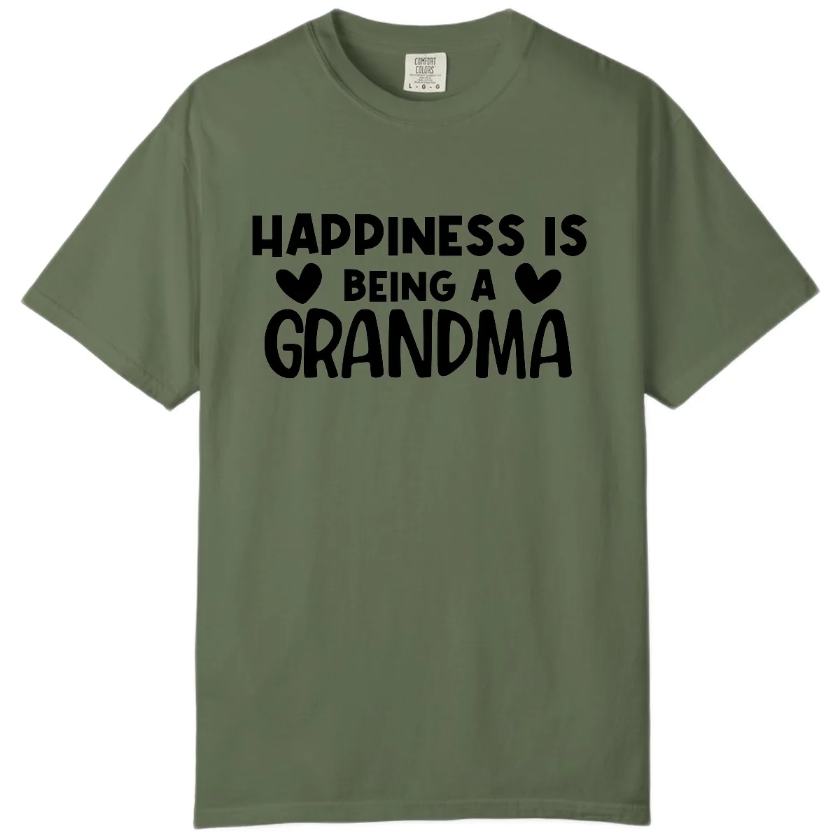Happiness Is Being A Grandma Comfort Color in Sage