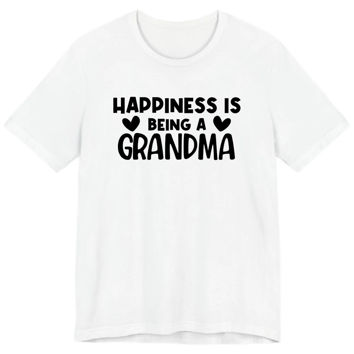 Happiness Is Being A Grandma Premium T-Shirt in White