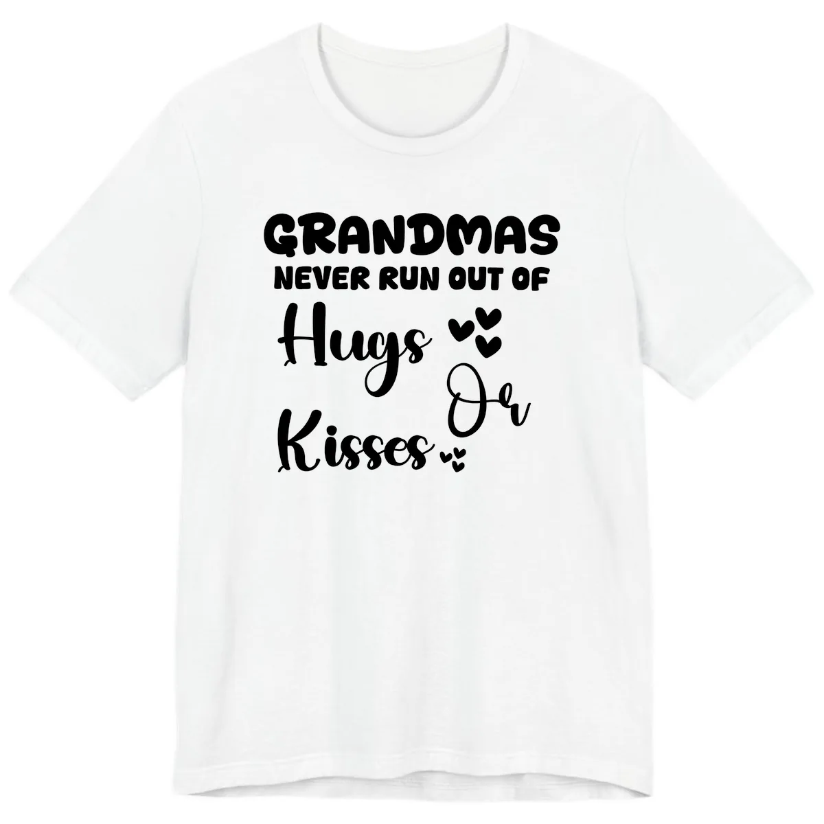 Grandmas Never Run Out Of Hugs Premium T-Shirt in White