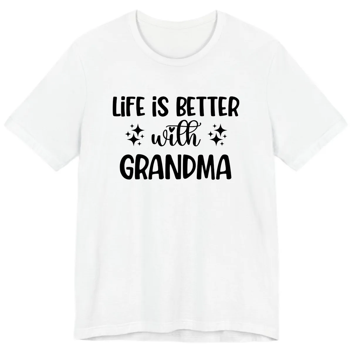 Life Is Better With Grandma Premium T-Shirt in White