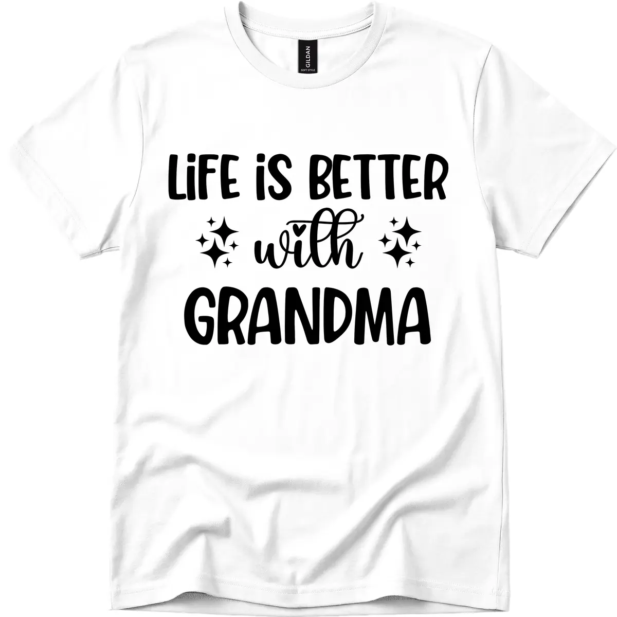 Life Is Better With Grandma T-Shirt in White