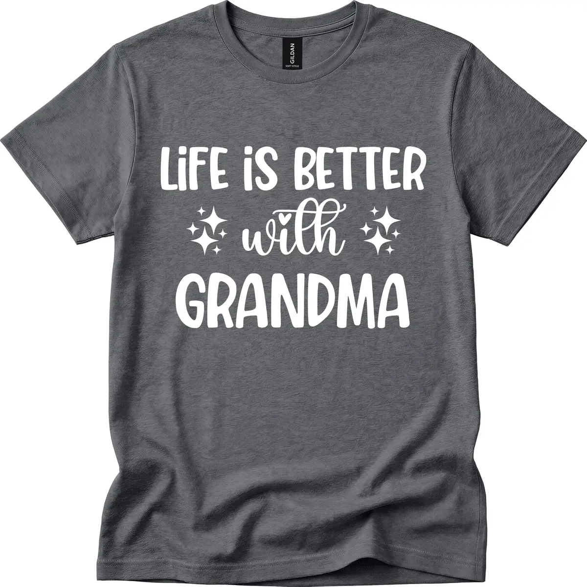 Life Is Better With Grandma T-Shirt in Dark Heather