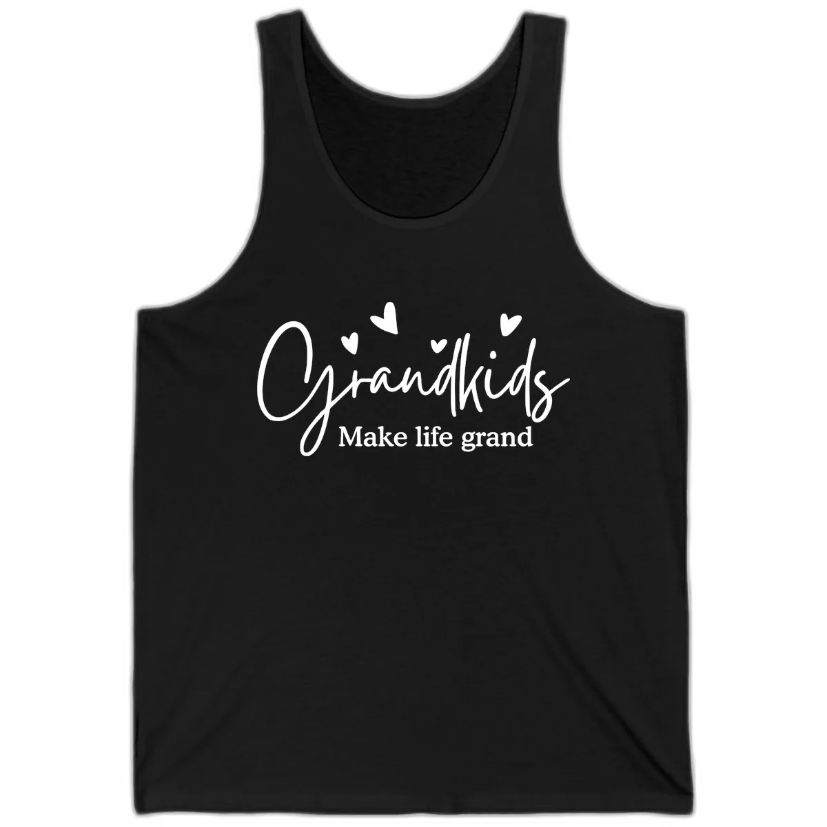 Grandkids Make Life Grand Design Tank in Black