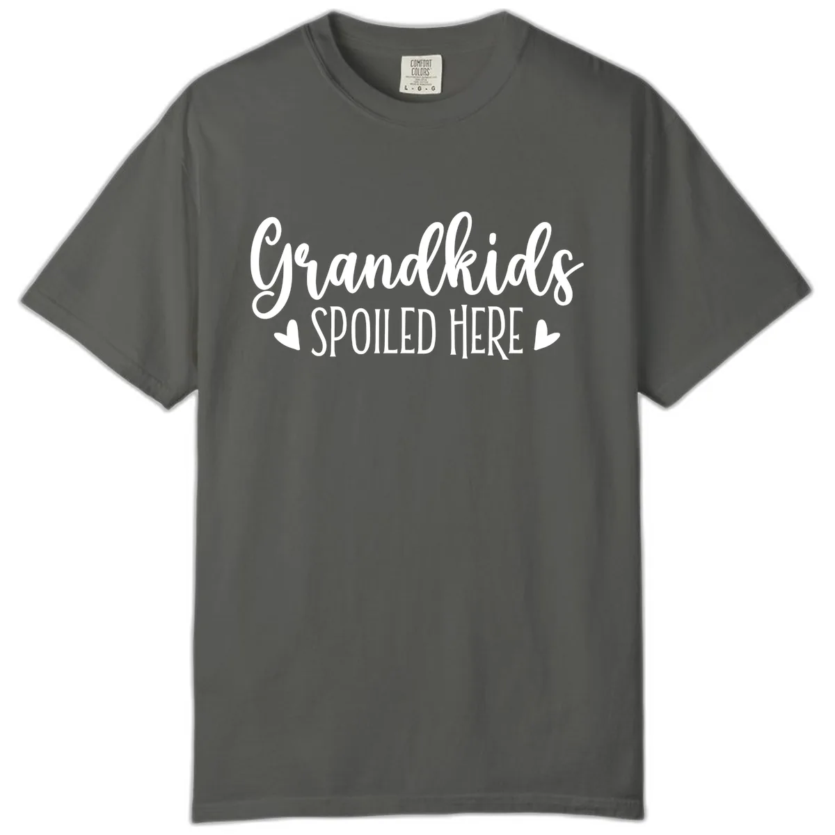 Grandkids Spoiled Here Comfort Color in Pepper