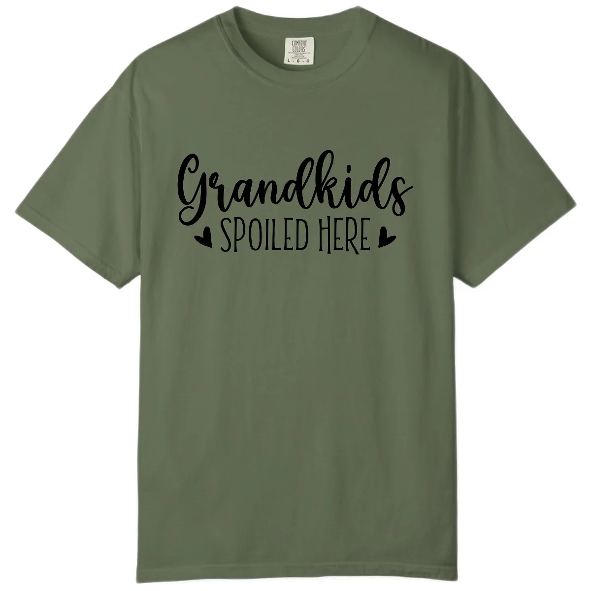 Grandkids Spoiled Here Comfort Color in Sage