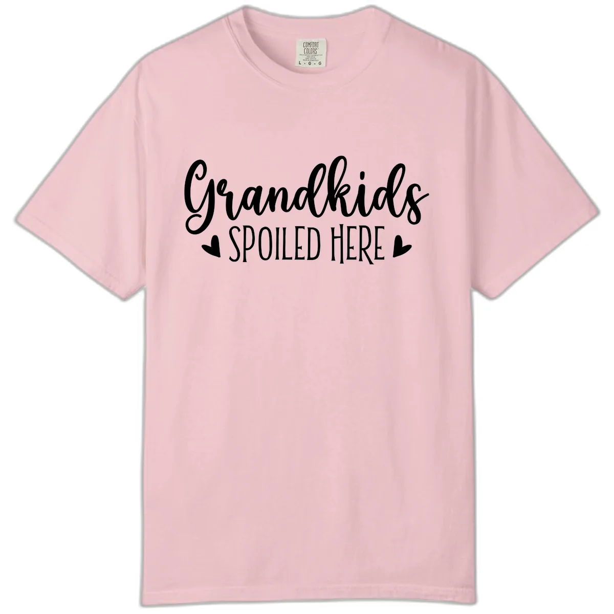 Grandkids Spoiled Here Comfort Color in Blossom