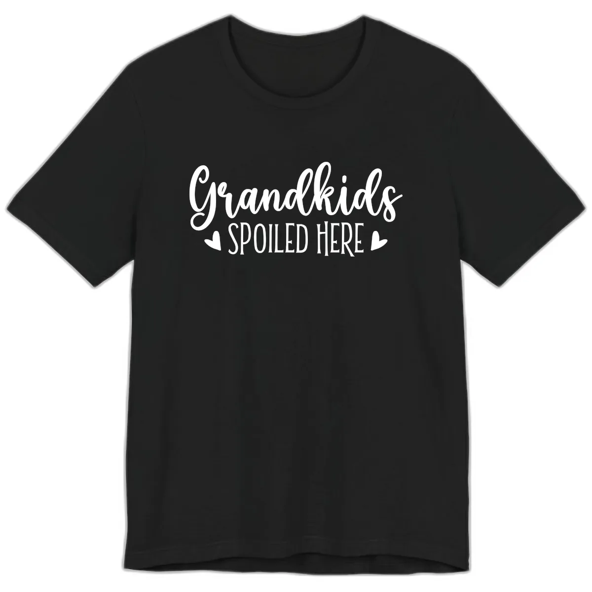 Grandkids Spoiled Here Premium T-Shirt in Black