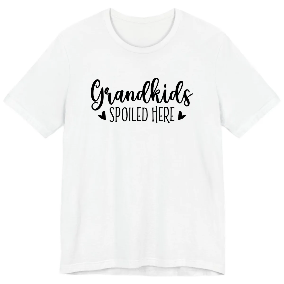 Grandkids Spoiled Here Premium T-Shirt in White
