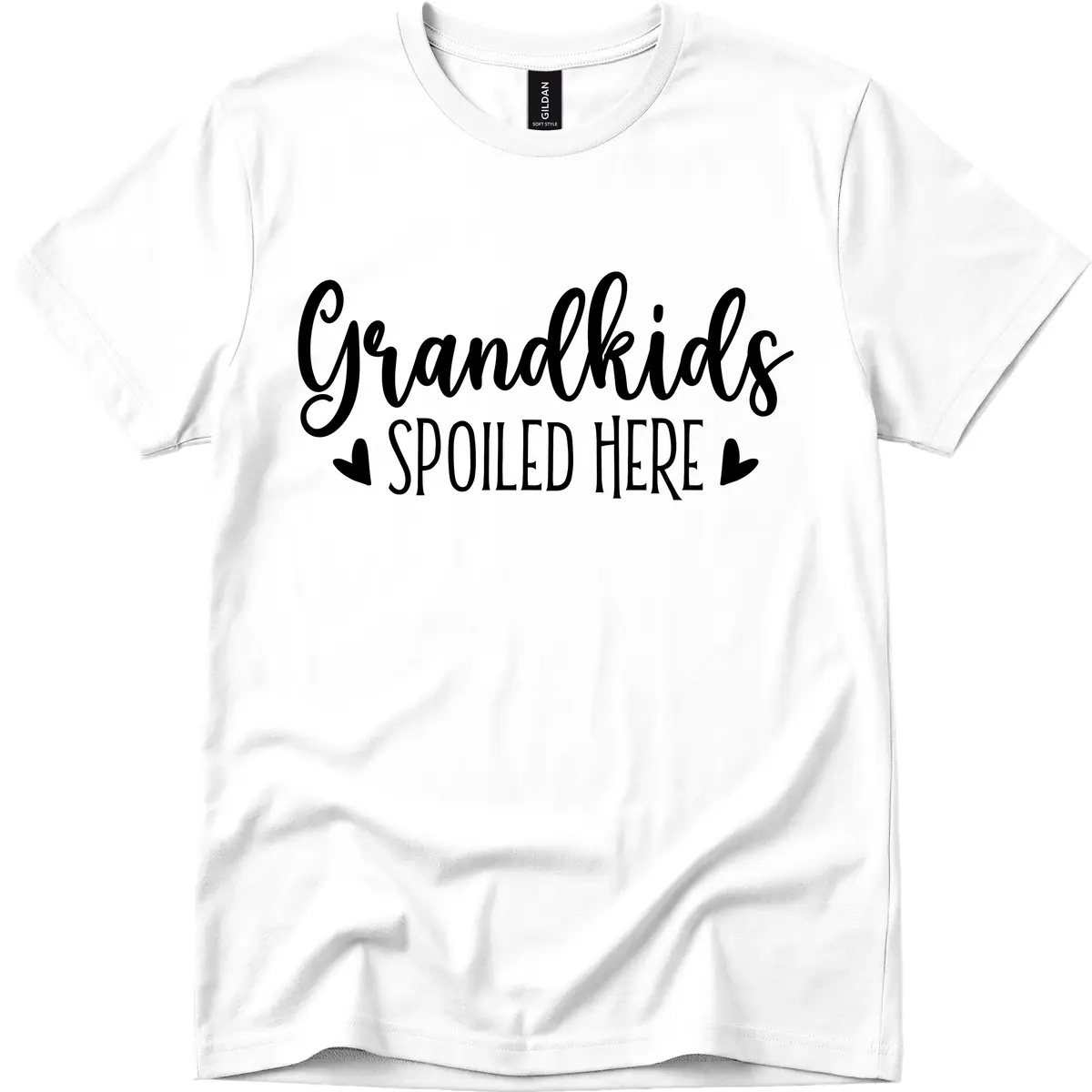 Grandkids Spoiled Here T-Shirt in White