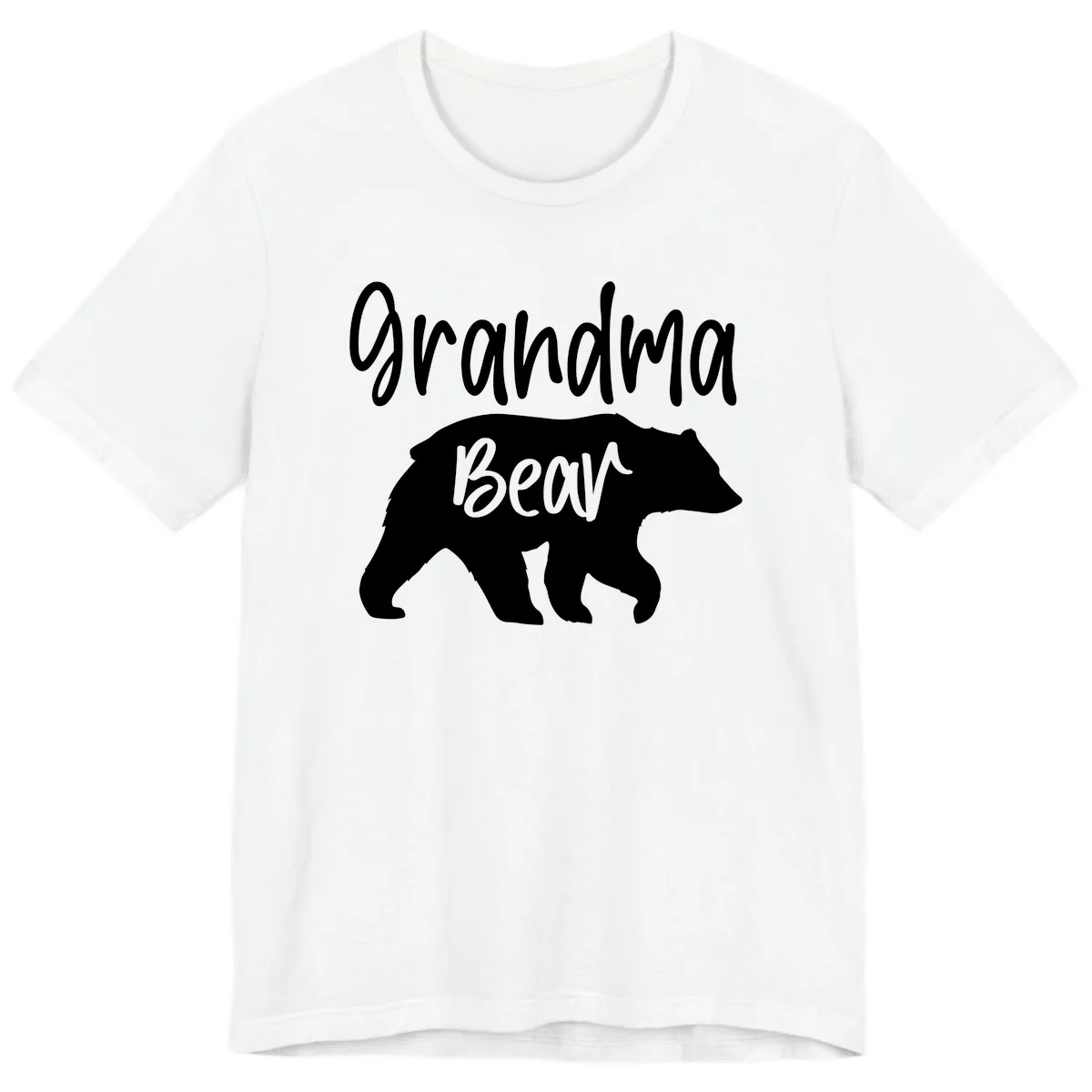 Grandma Bear Graphic Tee Premium T-Shirt in White