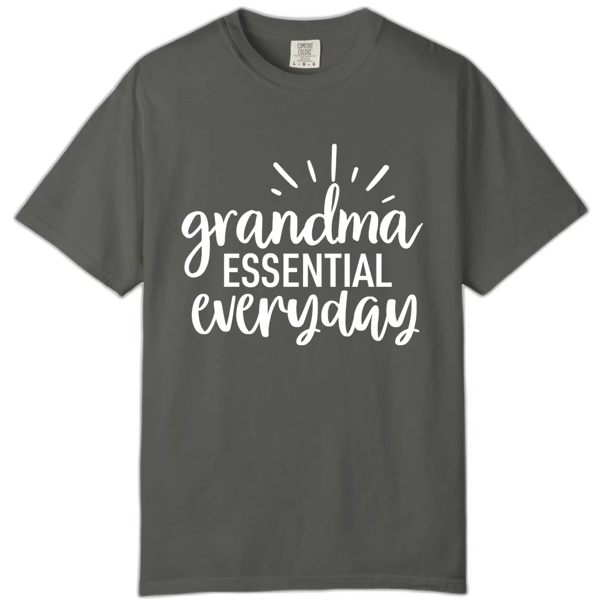 Grandma Essential Everyday Typography Comfort Color in Pepper